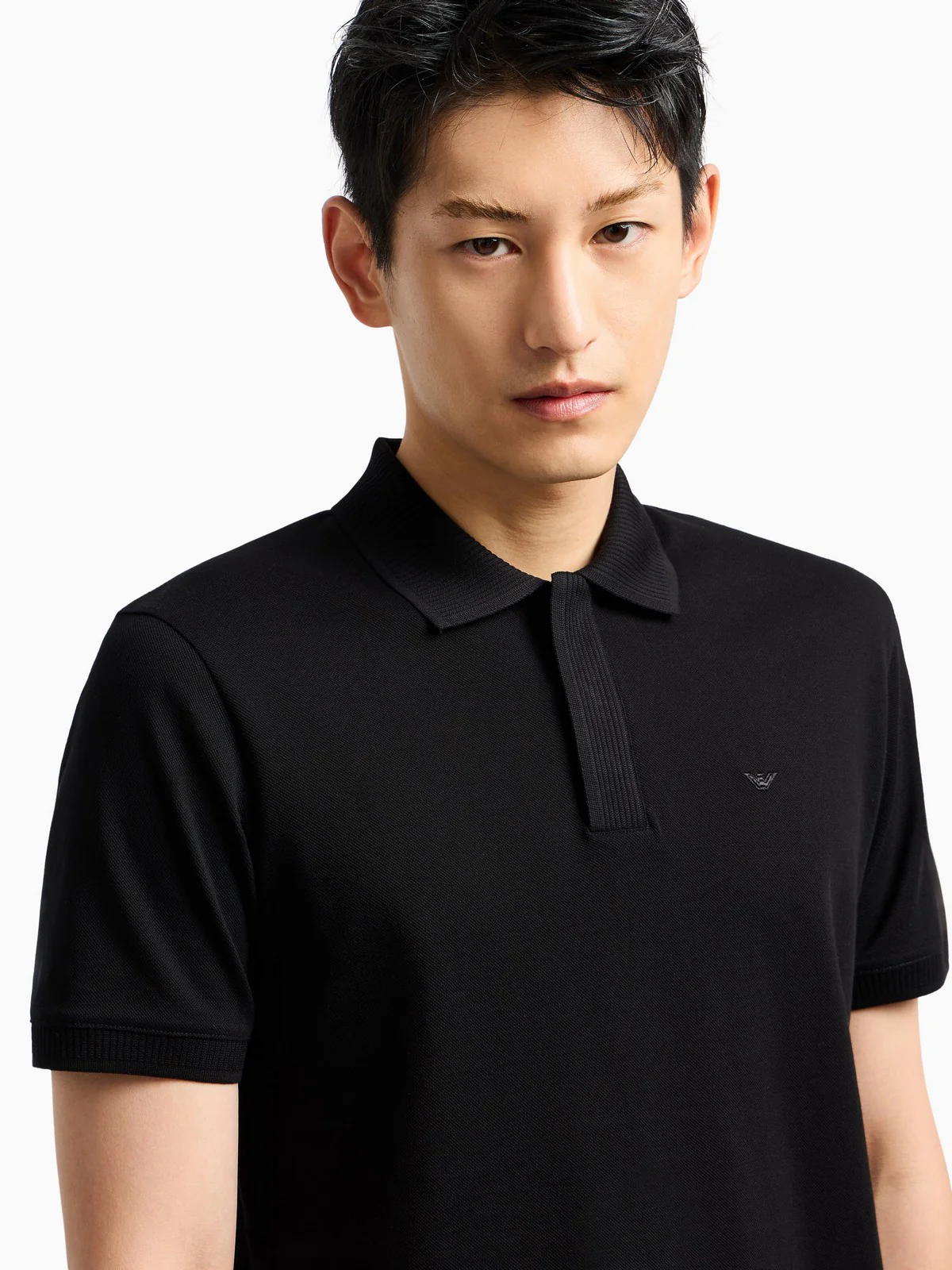 EMPORIO ARMANI Polo Uomo  EM000850 AF12955 UC001 Nero - Image 5