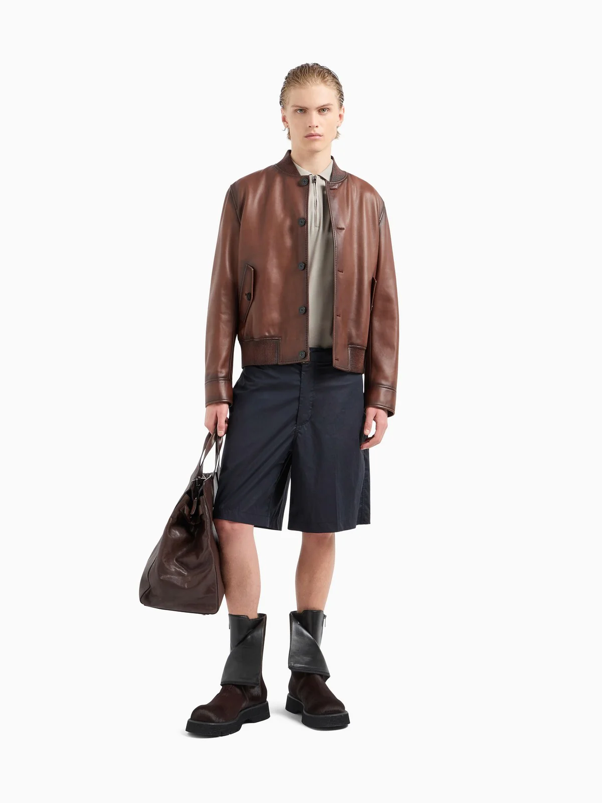 EMPORIO ARMANI Polo Uomo  EM001082 AF10017 U8033 Beige - Image 3