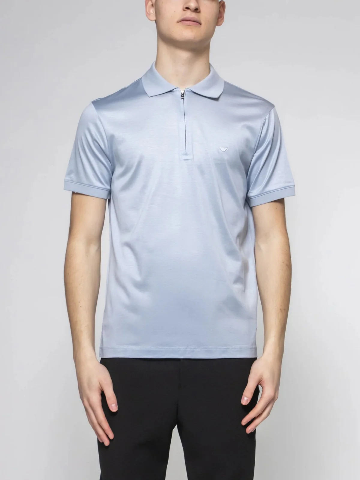 EMPORIO ARMANI Polo Uomo  EM001082 AF10017 U9378 Blu - Image 3