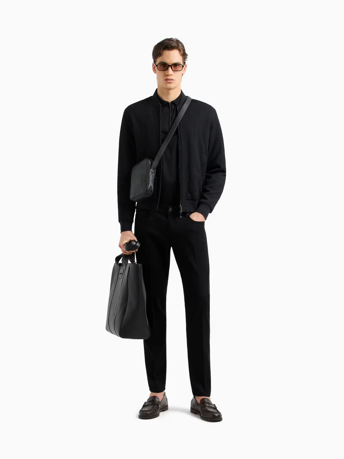 EMPORIO ARMANI Polo Uomo  EM001082 AF10017 UC001 Nero - Image 3