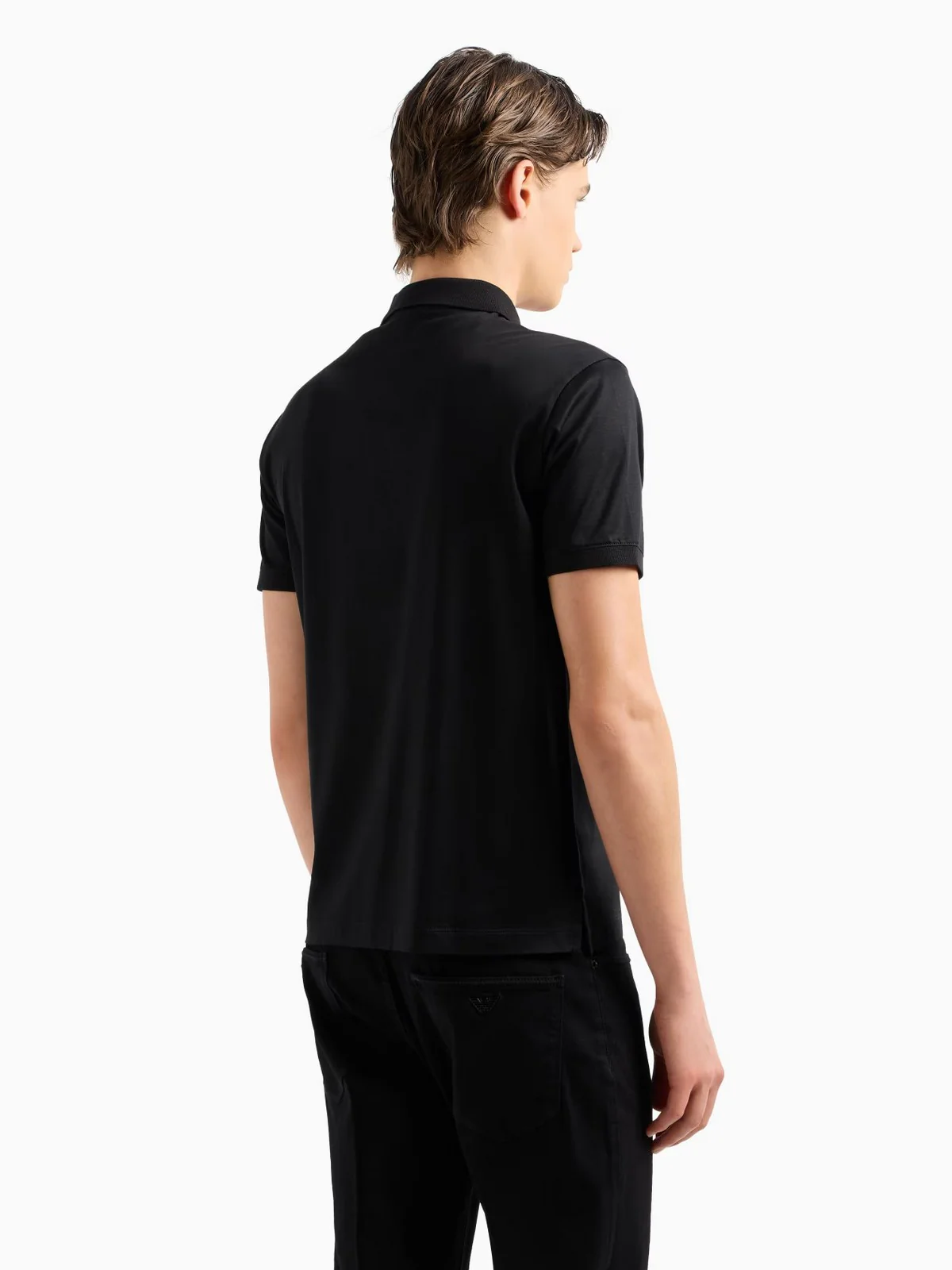 EMPORIO ARMANI Polo Uomo  EM001082 AF10017 UC001 Nero - Image 4