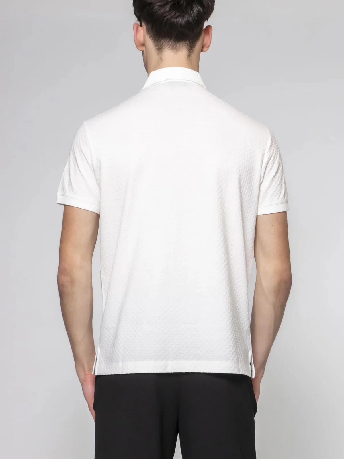 EMPORIO ARMANI Polo Uomo  EM001295 AF10762 F0086 Bianco - Image 4