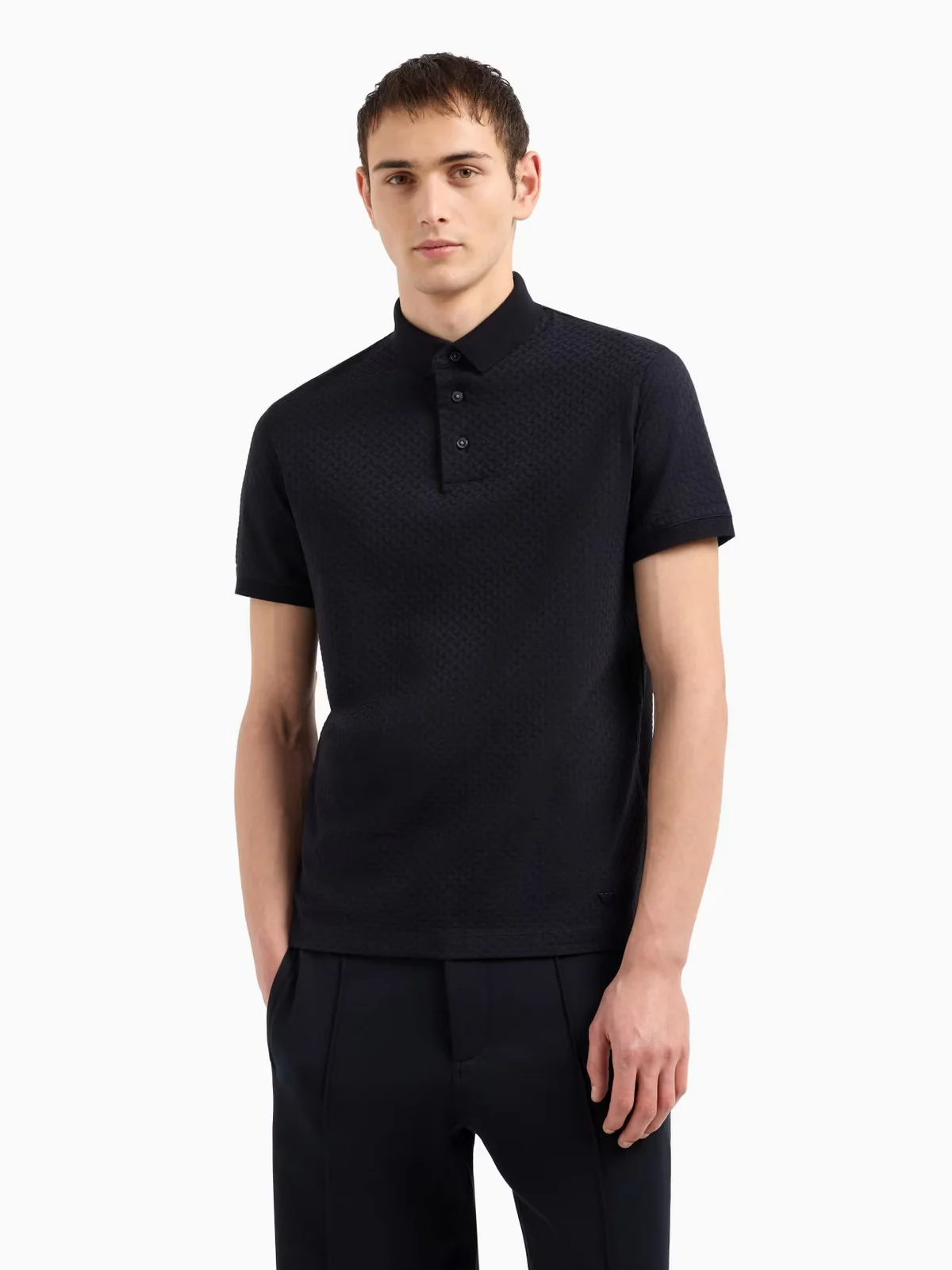 EMPORIO ARMANI Polo Uomo  EM001295 AF10762 FB257 Blu - Image 2