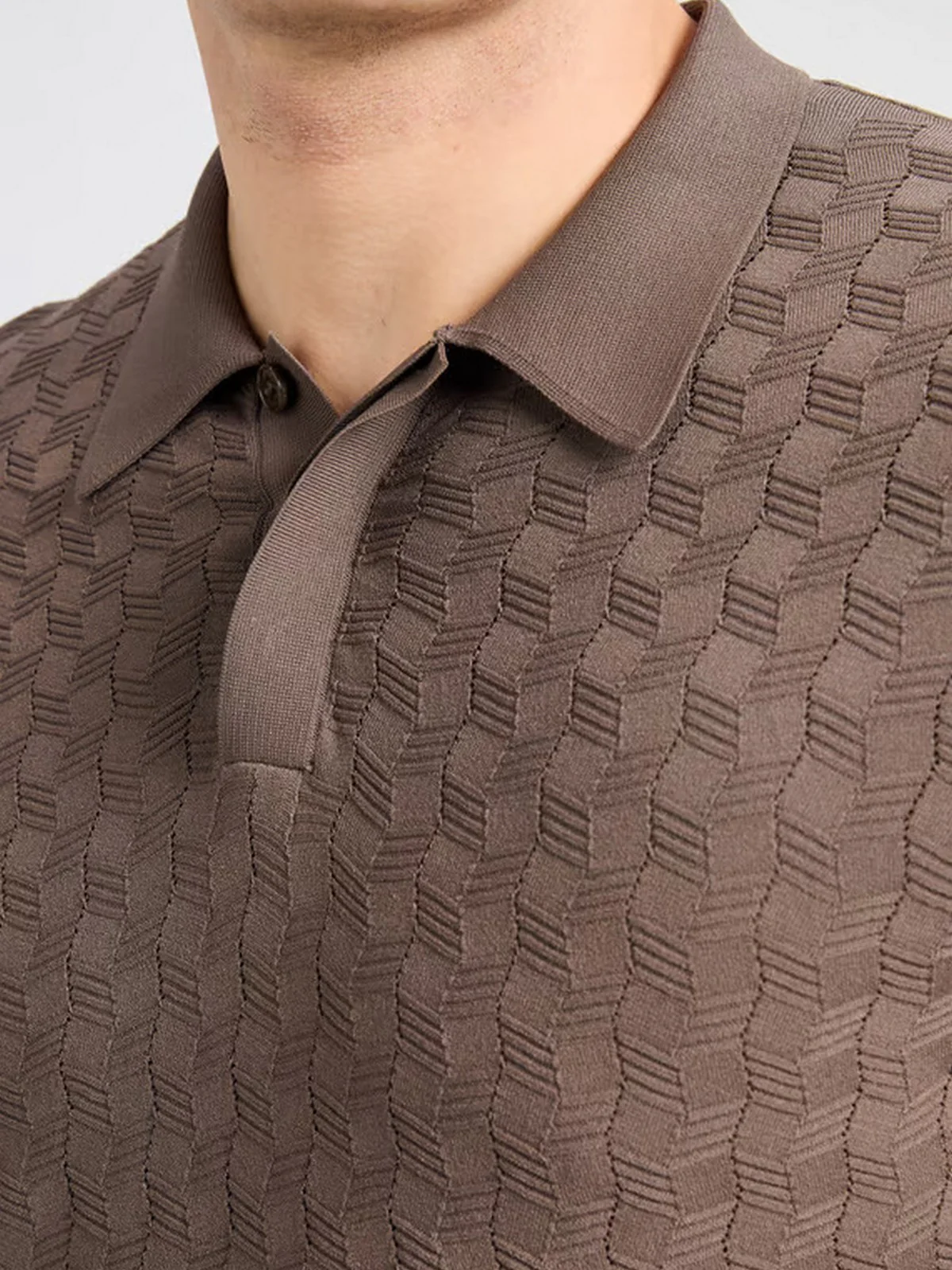 EMPORIO ARMANI Polo Uomo  EM001570 AF14853 F6056 Marrone - Image 5