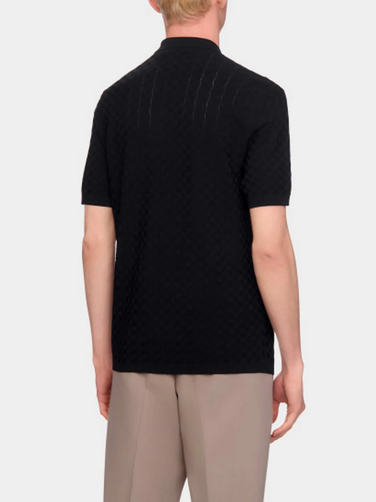 EMPORIO ARMANI Polo Uomo  EM001570 AF14853 FC072 Nero - Image 3