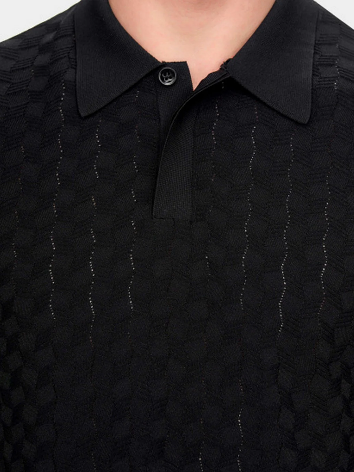 EMPORIO ARMANI Polo Uomo  EM001570 AF14853 FC072 Nero - Image 4