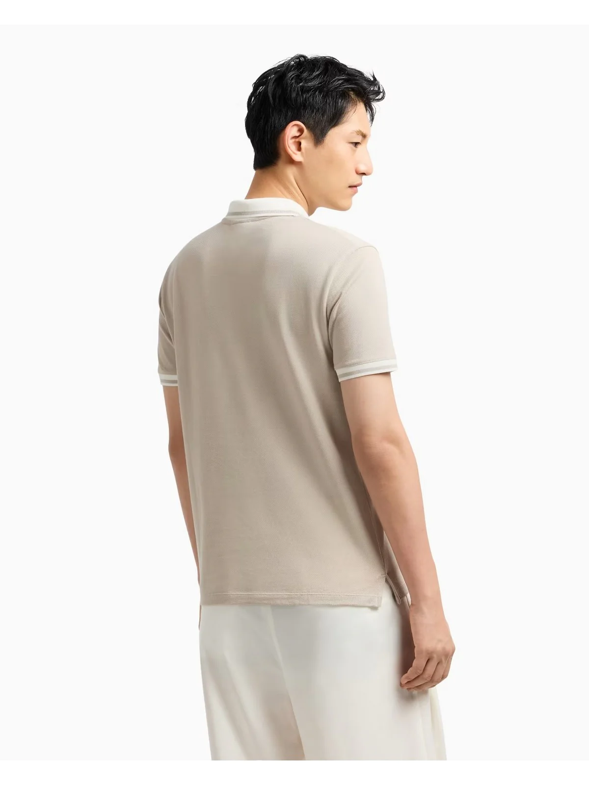 EMPORIO ARMANI Polo Uomo  EM001750 AF12955 U1098 SILVER LINING - Image 3