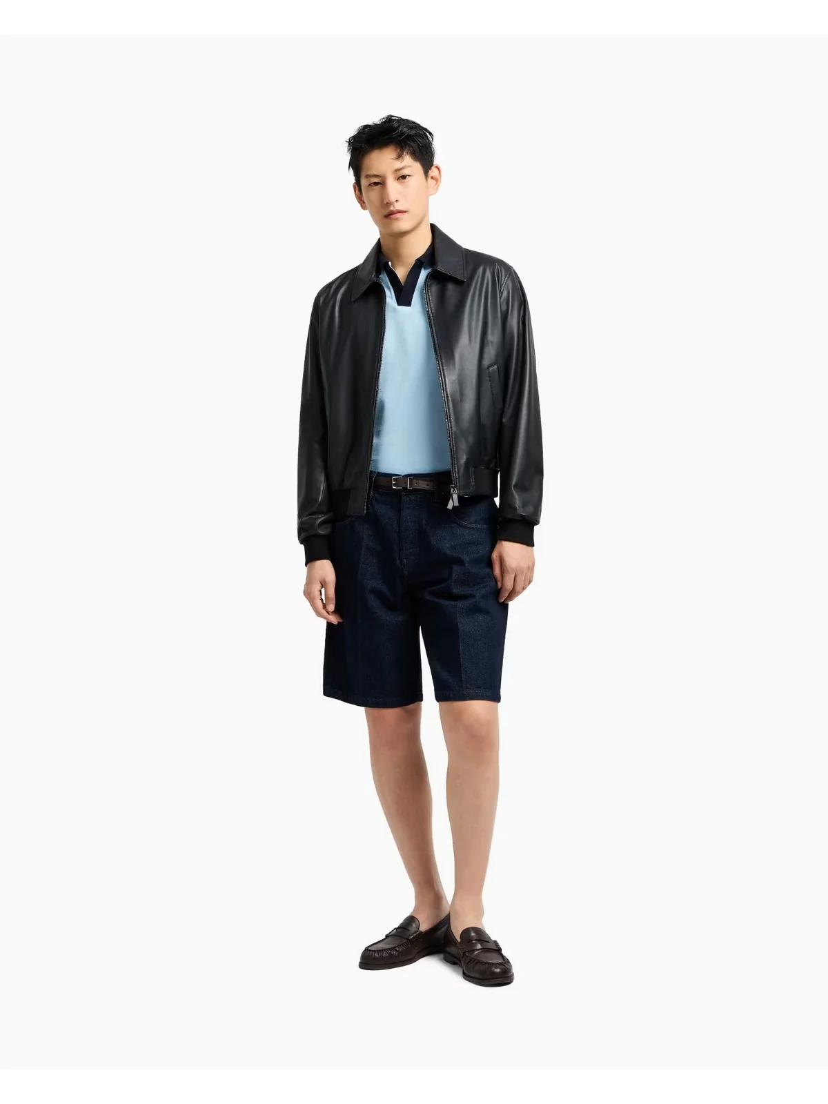 EMPORIO ARMANI Polo Uomo  EM001750 AF12955 U9283 BLUE FOG - Image 2