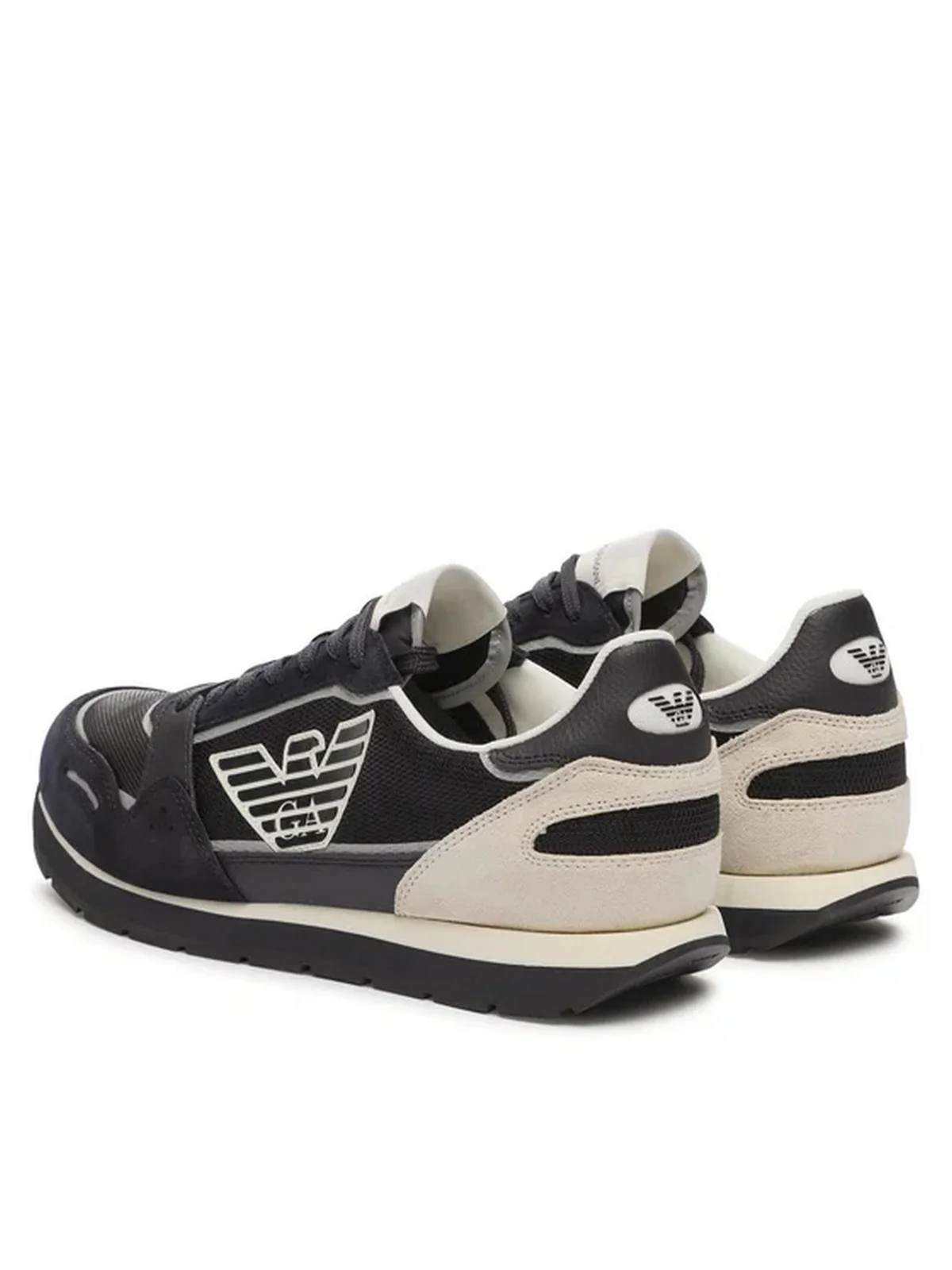 EMPORIO ARMANI Sneaker Uomo  X4X537 XN730 T409 Blu - Image 3