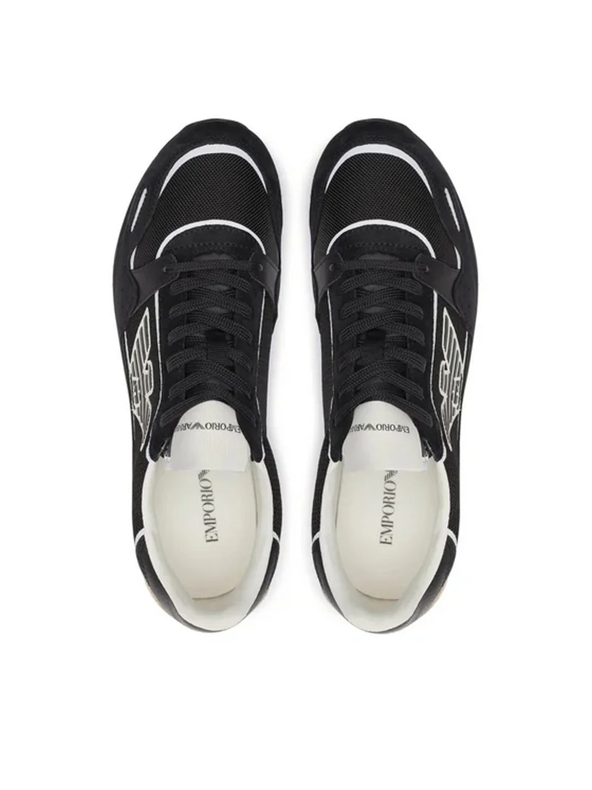 EMPORIO ARMANI Sneaker Uomo  X4X537 XN730 T409 Blu - Image 4