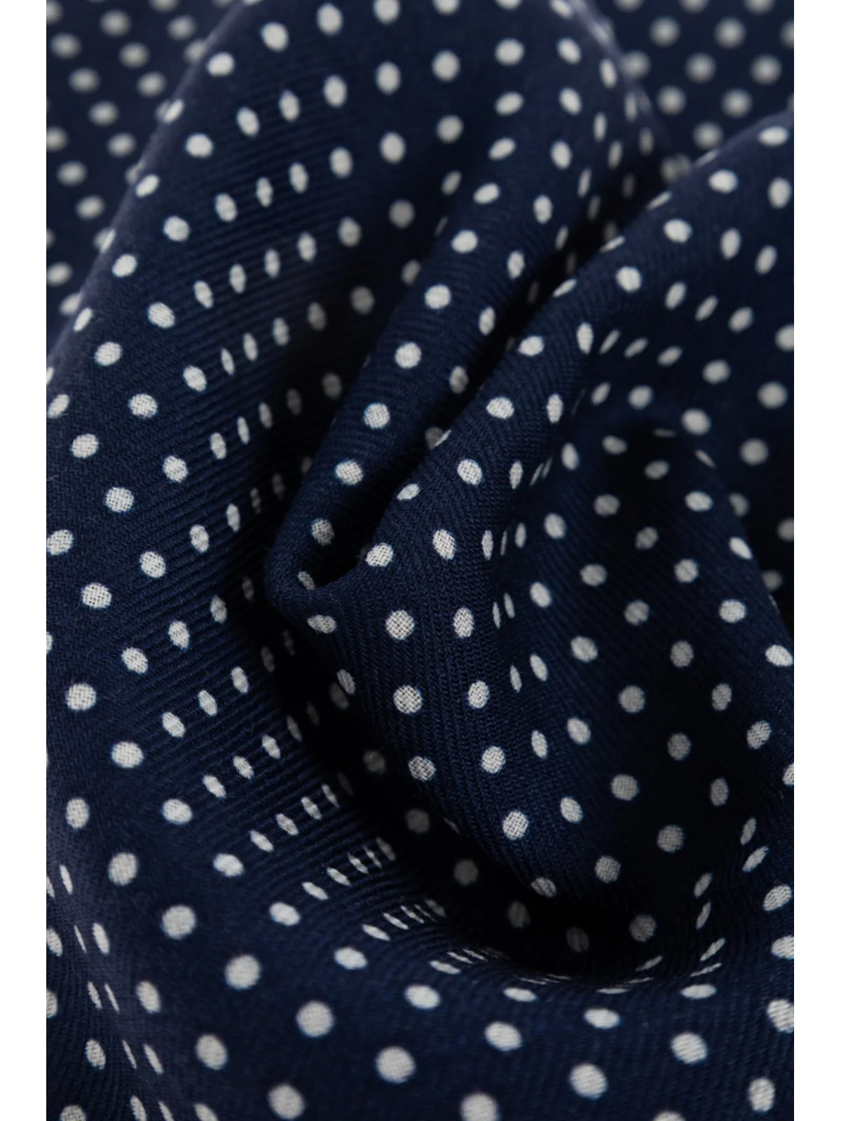 EMPORIO ARMANI Stola Uomo  EM003845 AF20009 FB336 BLUE+FANCY POIS WHITE - Image 4