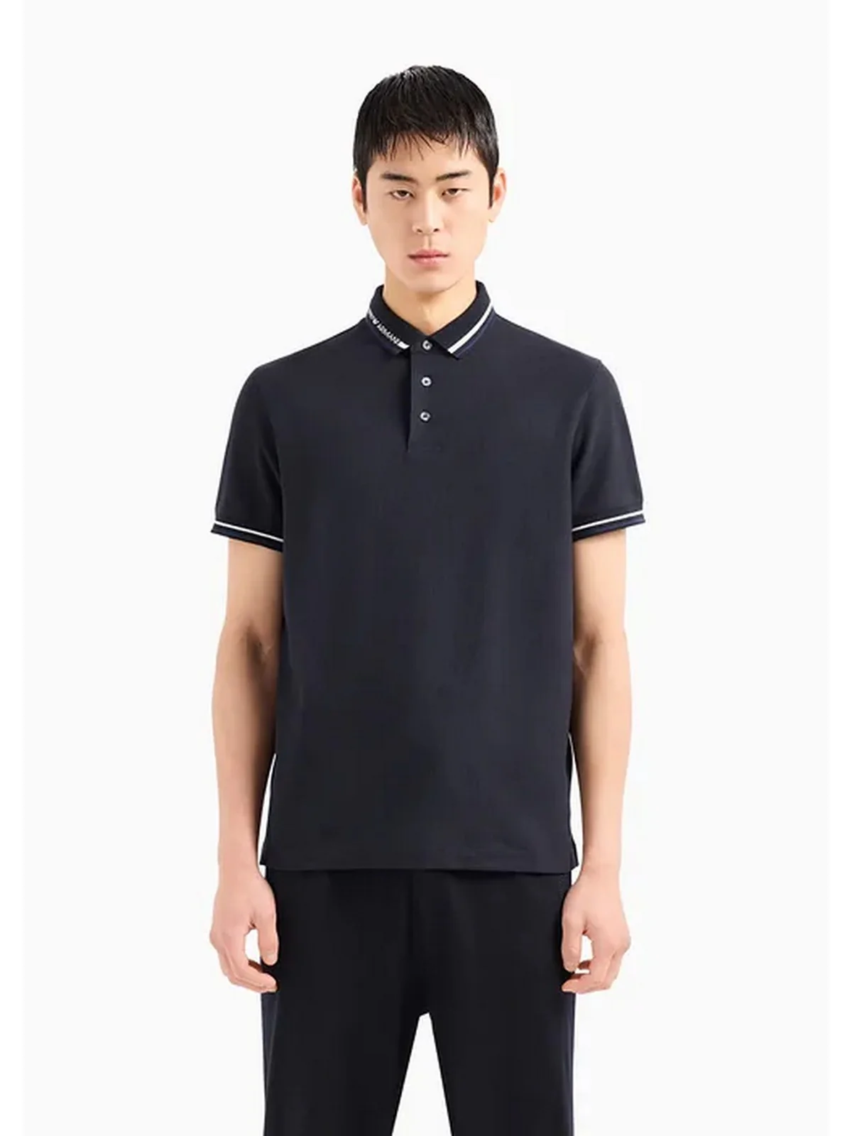 EMPORIO ARMANI T-Shirt e Polo Uomo  3D1FM4 1JCYZ 09R7 Blu - Image 2