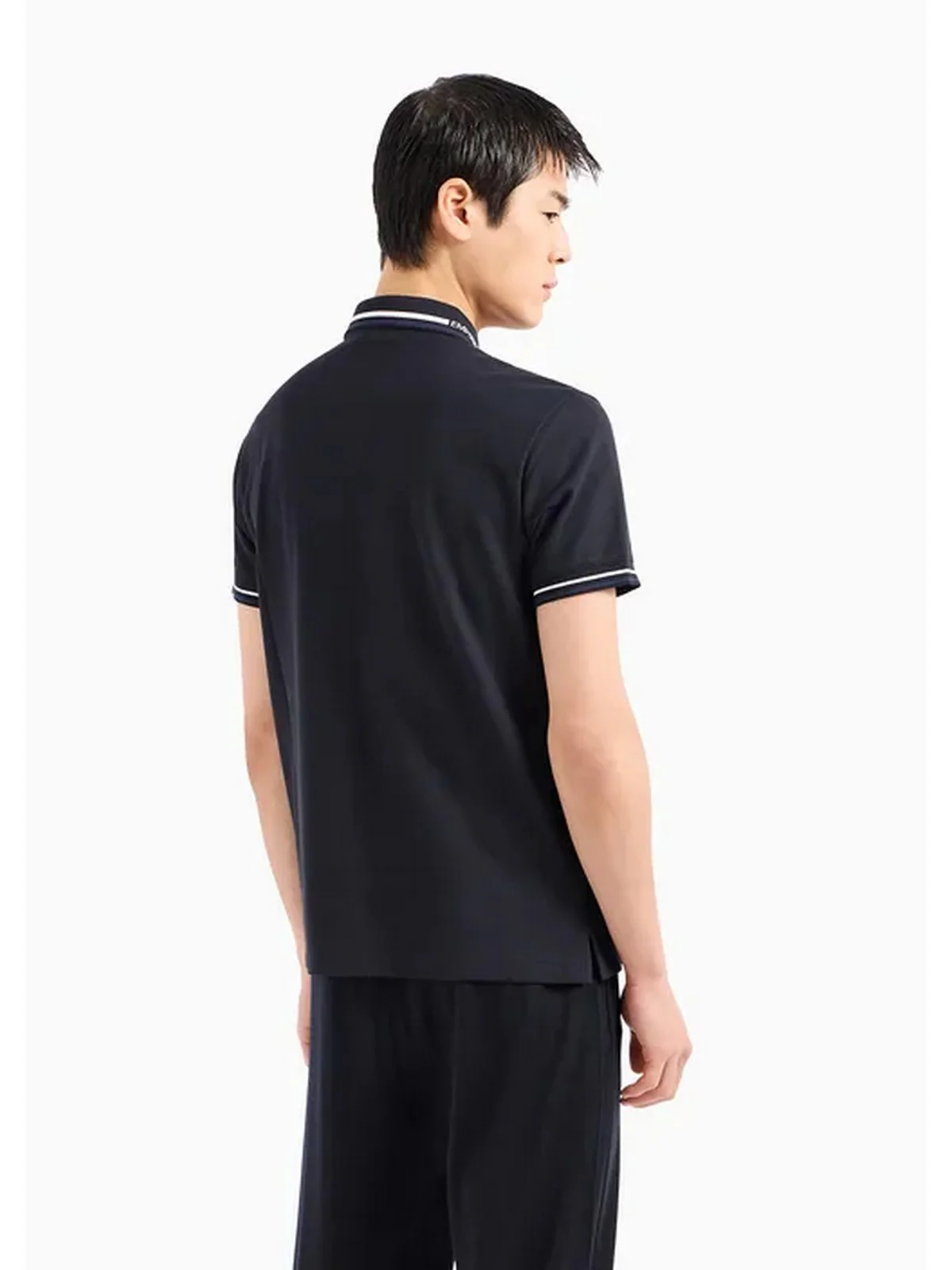 EMPORIO ARMANI T-Shirt e Polo Uomo  3D1FM4 1JCYZ 09R7 Blu - Image 3