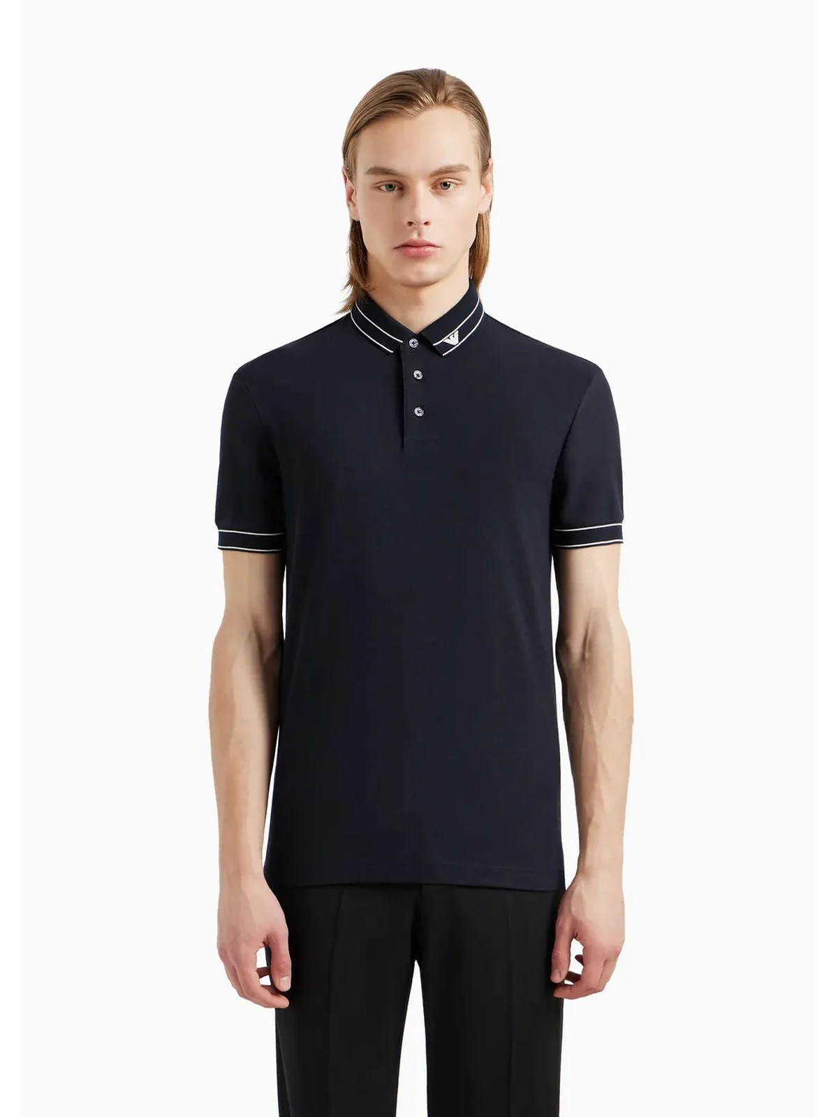 EMPORIO ARMANI T-Shirt e Polo Uomo  3D1FM4 1JCYZ 09R9 Blu - Image 2