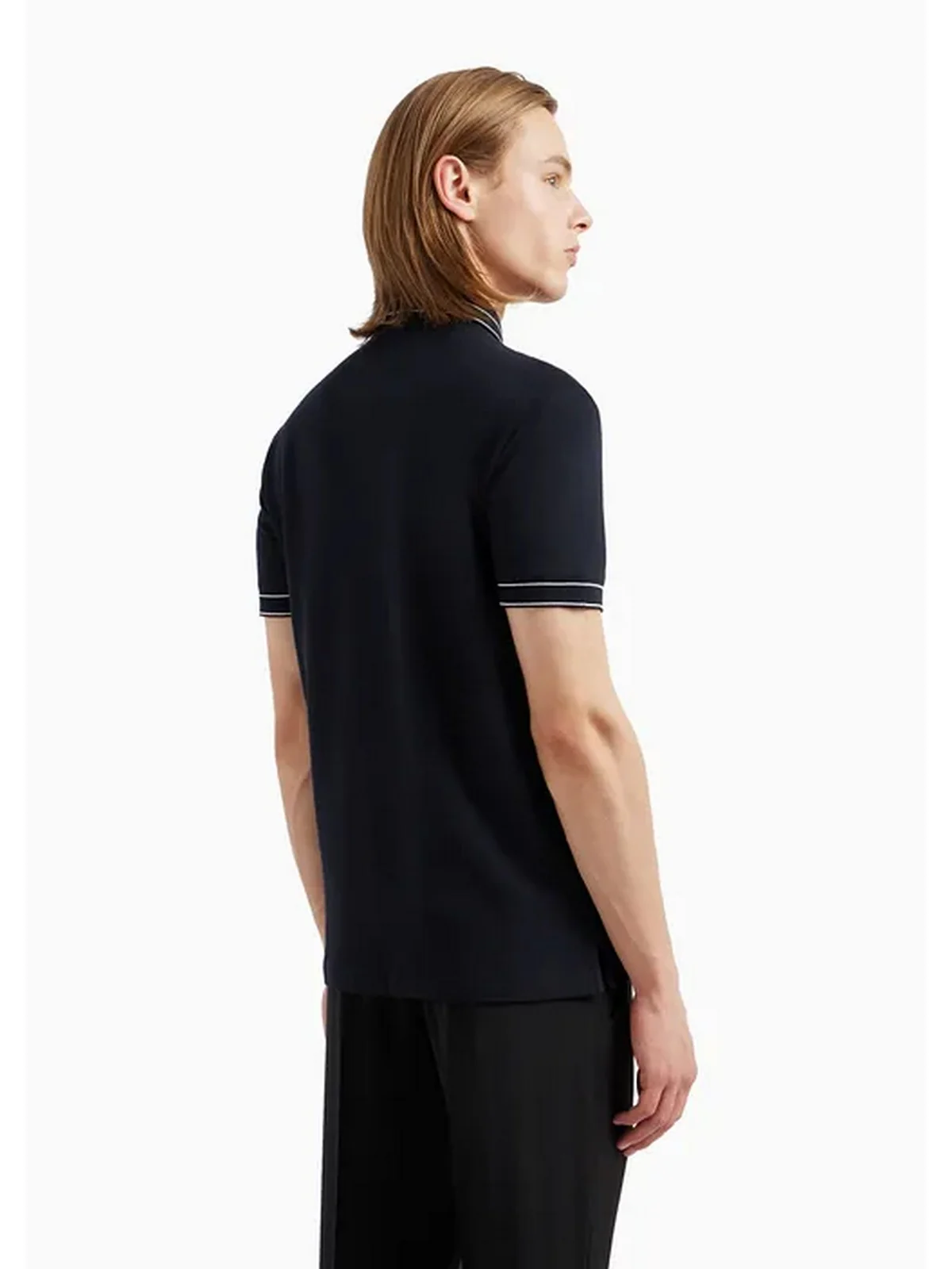 EMPORIO ARMANI T-Shirt e Polo Uomo  3D1FM4 1JCYZ 09R9 Blu - Image 3