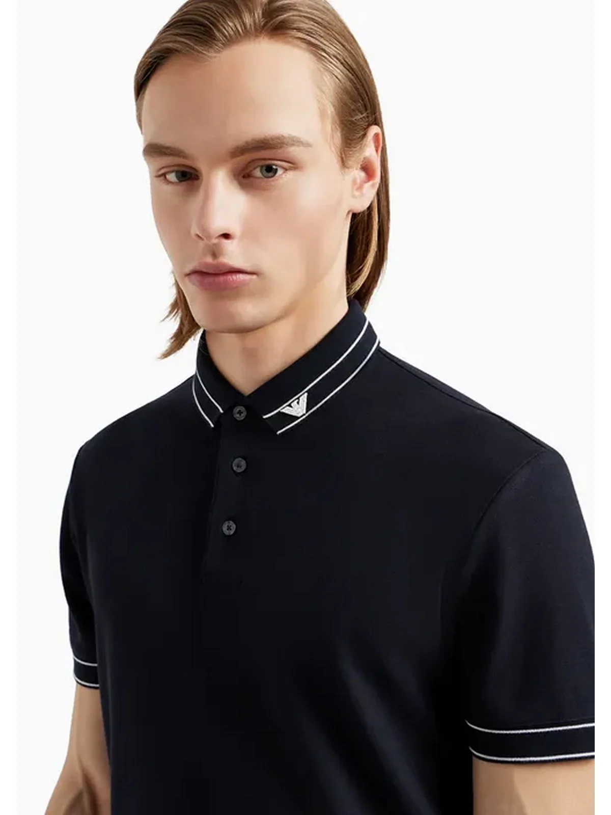 EMPORIO ARMANI T-Shirt e Polo Uomo  3D1FM4 1JCYZ 09R9 Blu - Image 4
