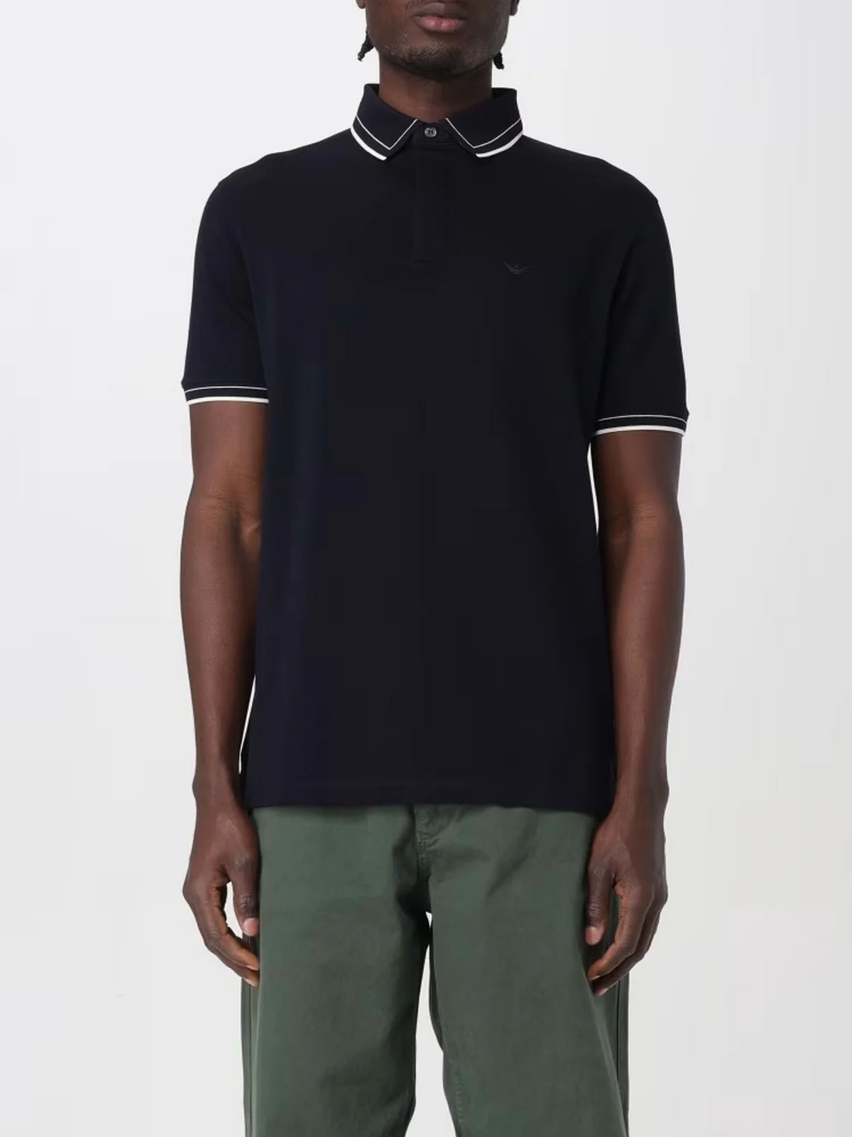 EMPORIO ARMANI T-Shirt e Polo Uomo  3D1FM6 1JTKZ 0920 Blu - Image 2