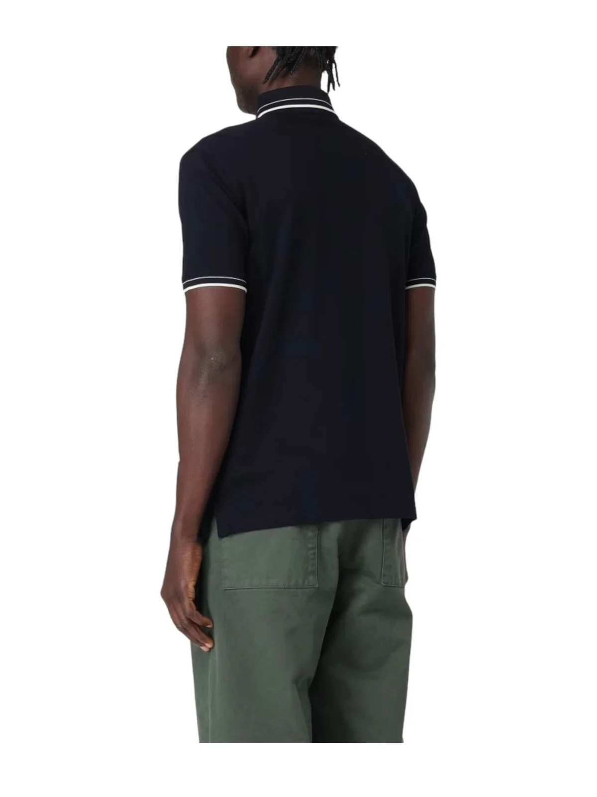 EMPORIO ARMANI T-Shirt e Polo Uomo  3D1FM6 1JTKZ 0920 Blu - Image 3