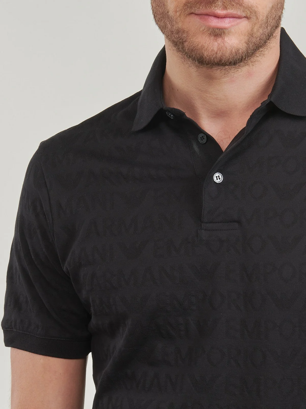 EMPORIO ARMANI T-Shirt e Polo Uomo  3D1FM8 1JORZ 0999 Nero - Image 5