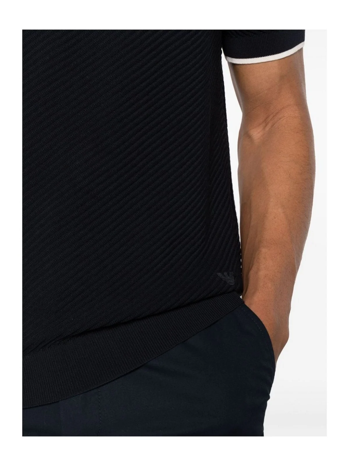 EMPORIO ARMANI T-Shirt e Polo Uomo  3D1MXM 1MPGZ F929 Blu - Image 3