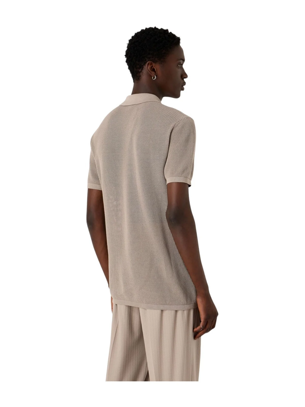 EMPORIO ARMANI T-Shirt e Polo Uomo  3D1MXT 1MQCZ 0650 Beige - Image 3