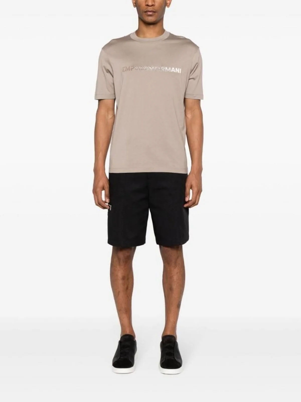 EMPORIO ARMANI T-Shirt e Polo Uomo  3D1TG3 1JPZZ 06G7 Beige - Image 2
