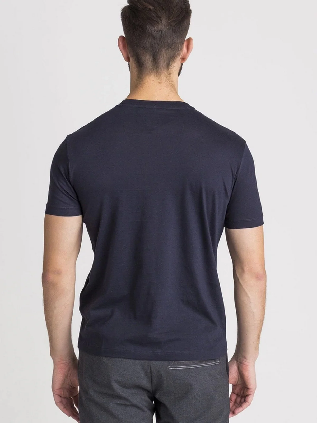 EMPORIO ARMANI T-Shirt e Polo Uomo  8N1D61 1JNQZ 0939 Blu - Image 5