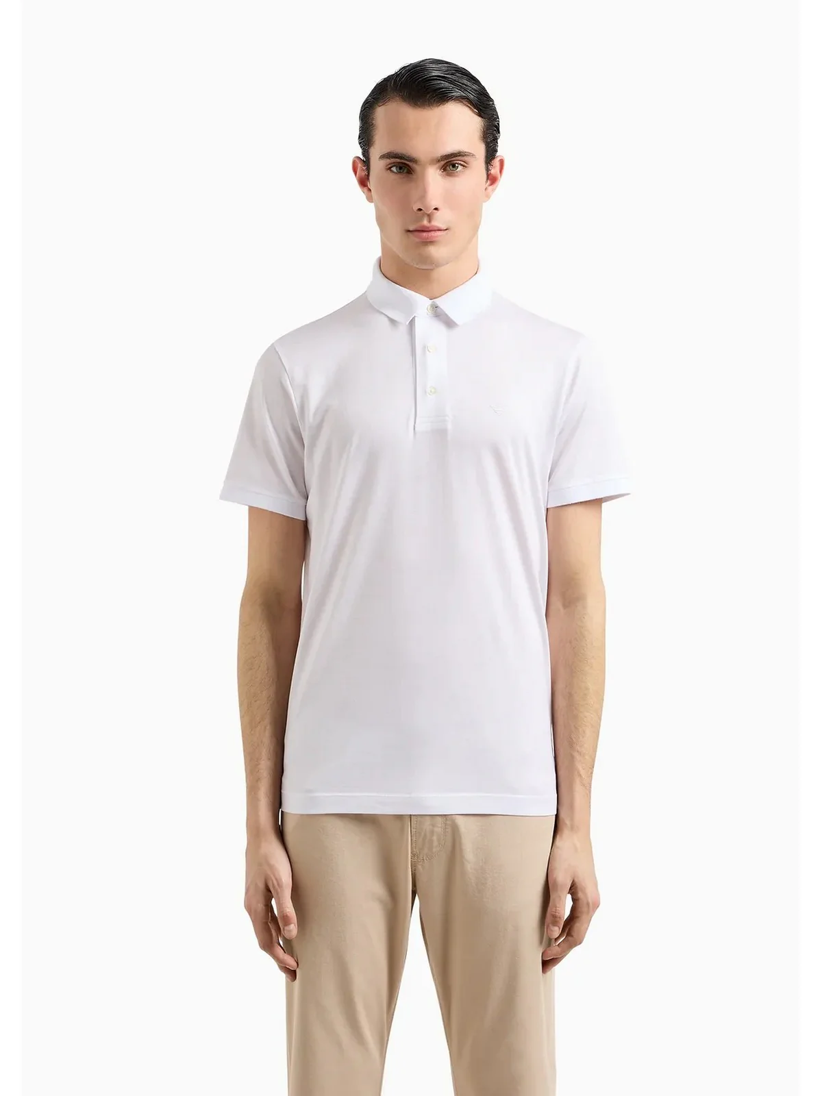 EMPORIO ARMANI Polo Uomo  8N1F96 1JUVZ 0100 BIANCO OTTICO - Image 2