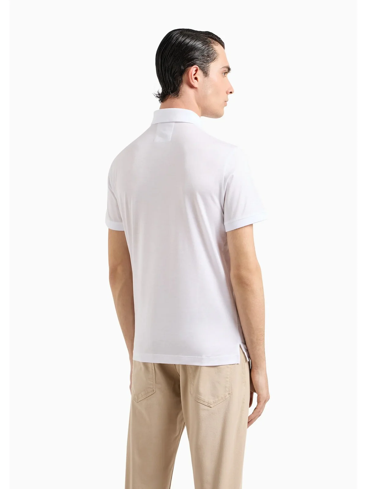 EMPORIO ARMANI Polo Uomo  8N1F96 1JUVZ 0100 BIANCO OTTICO - Image 3