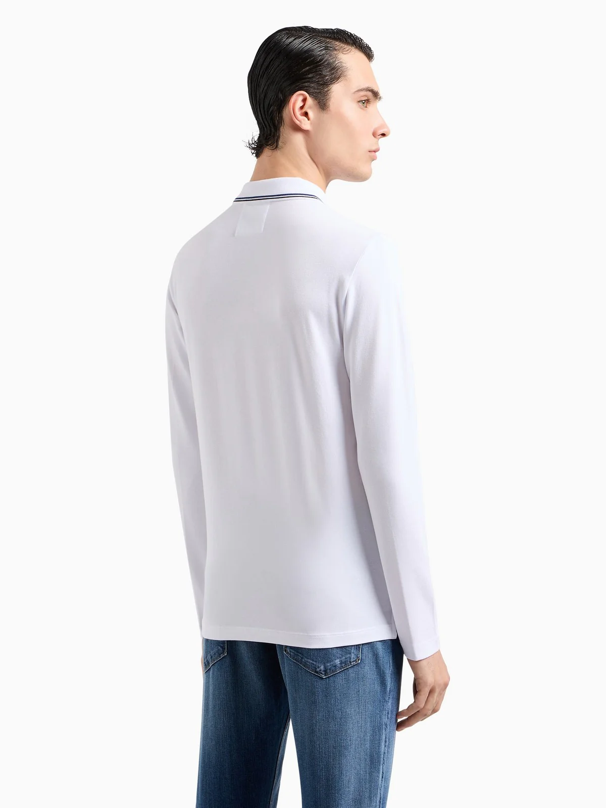 EMPORIO ARMANI T-Shirt e Polo Uomo  8N1FB5 1JPTZ 0100 Bianco - Image 3