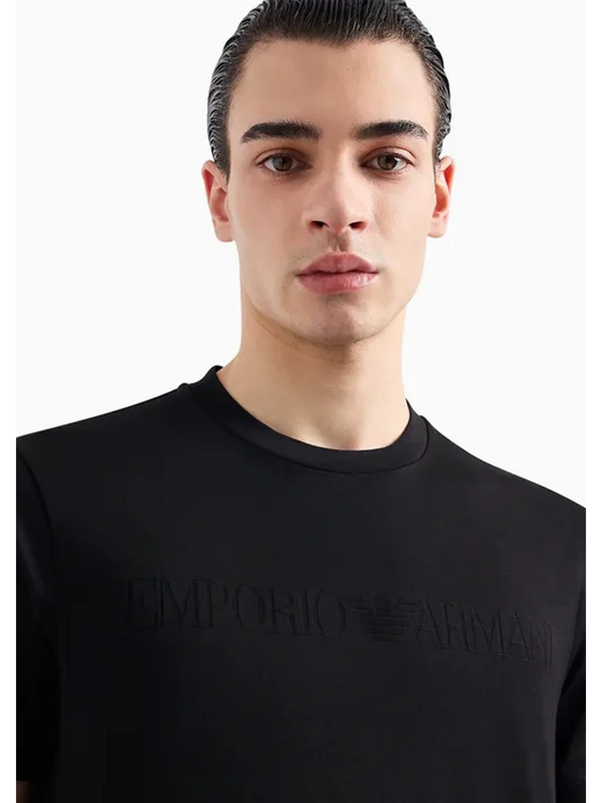 EMPORIO ARMANI T-Shirt e Polo Uomo  8N1TD2 1JGYZ 0021 Nero - Image 4