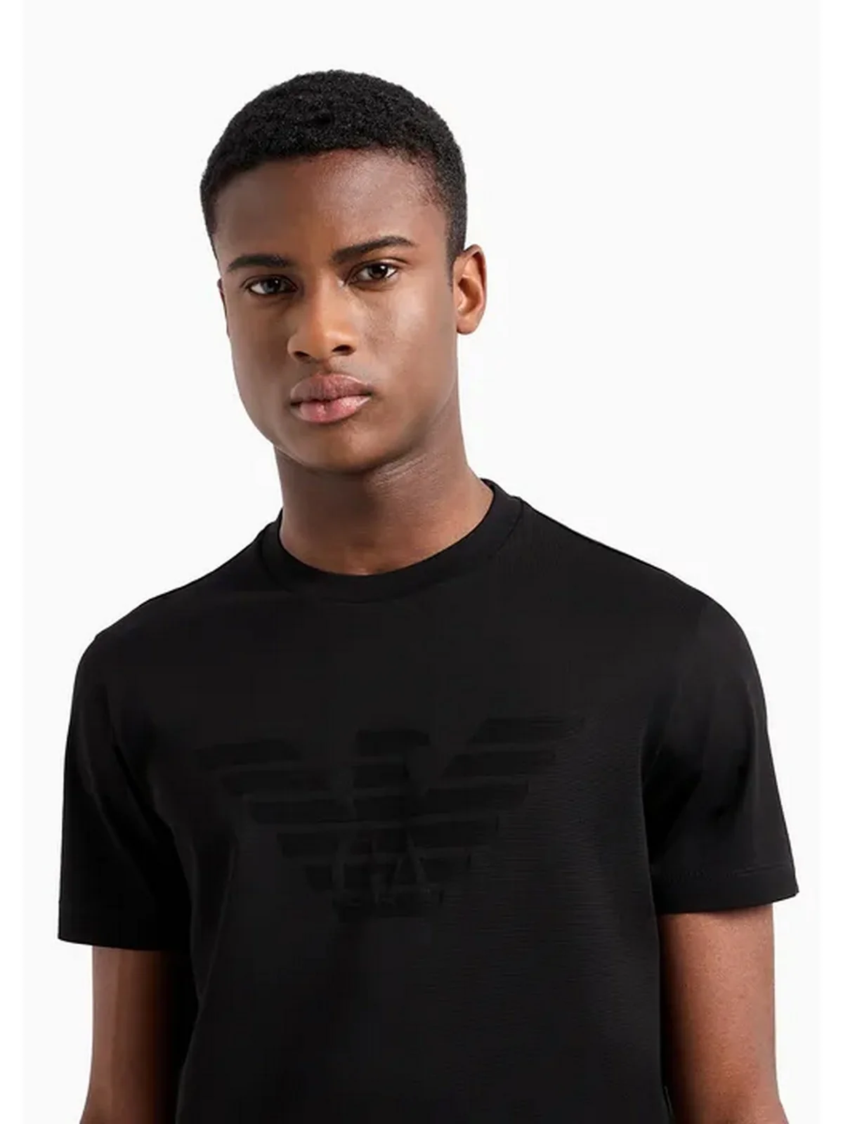 EMPORIO ARMANI T-Shirt e Polo Uomo  8N1TD2 1JGYZ 0022 Nero - Image 2