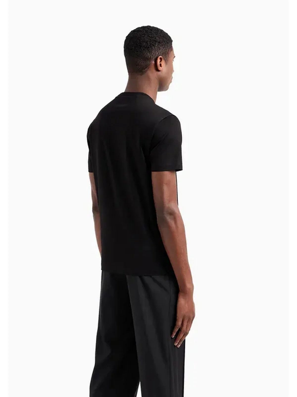 EMPORIO ARMANI T-Shirt e Polo Uomo  8N1TD2 1JGYZ 0022 Nero - Image 3