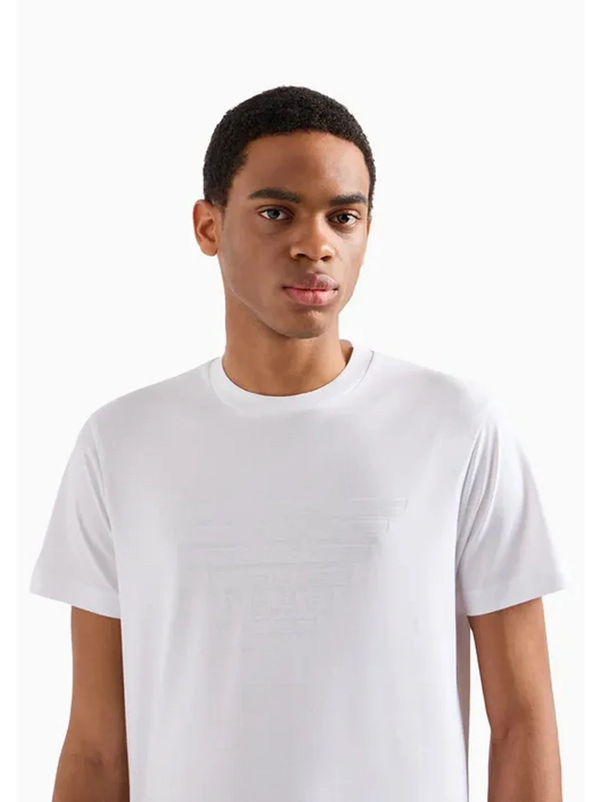 EMPORIO ARMANI T-Shirt e Polo Uomo  8N1TD2 1JGYZ 0147 Bianco - Image 2