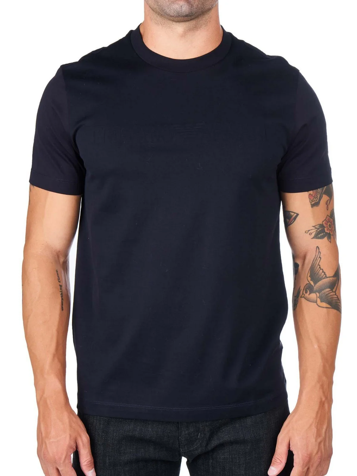 EMPORIO ARMANI T-Shirt e Polo Uomo  8N1TD2 1JGYZ 0974 Blu - Image 3