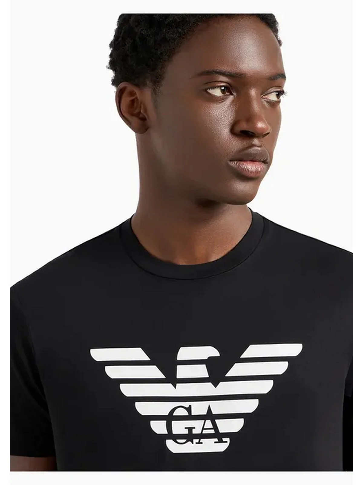 EMPORIO ARMANI T-Shirt e Polo Uomo  8N1TN5 1JPZZ 0022 Nero - Image 2