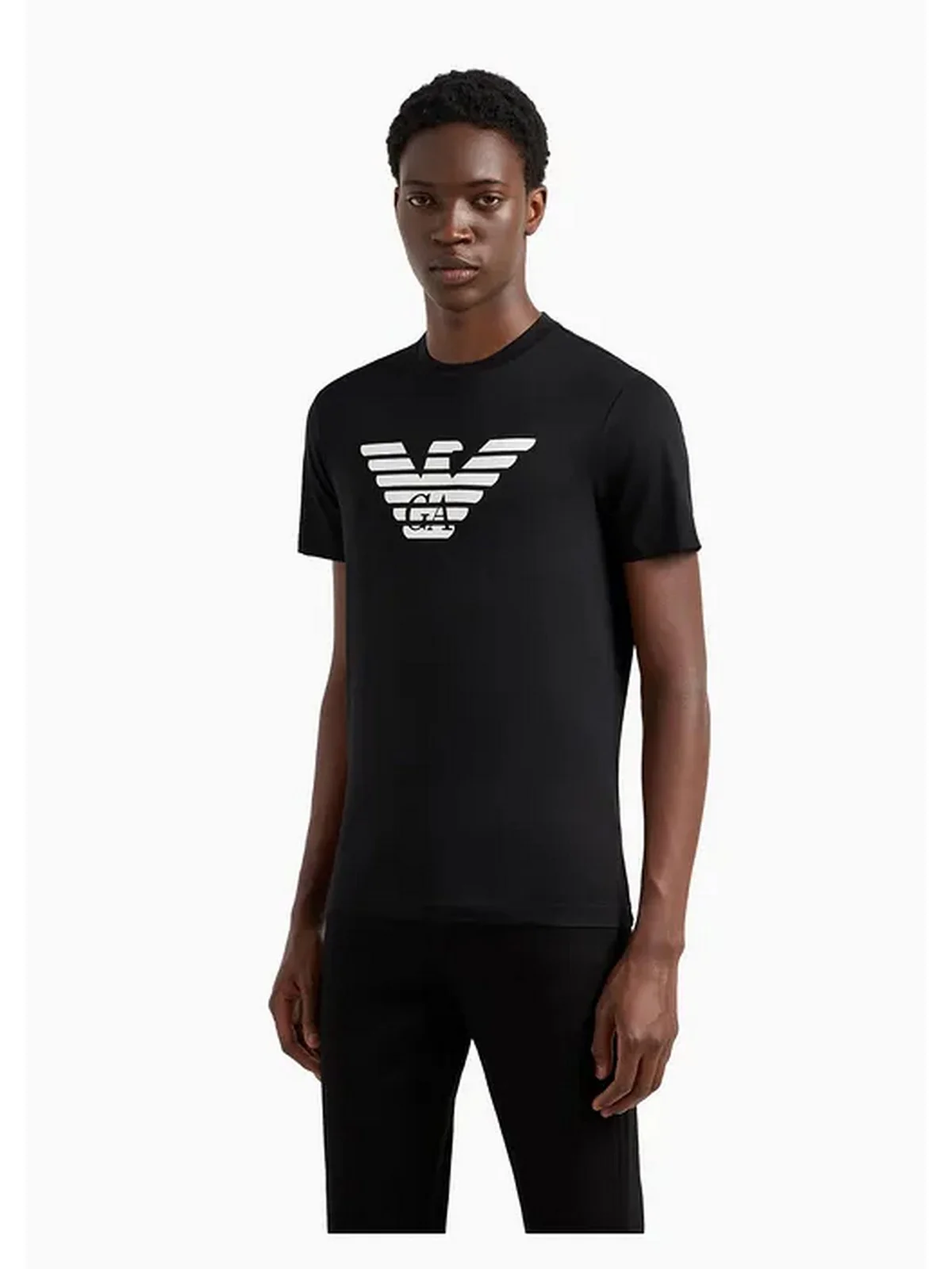 EMPORIO ARMANI T-Shirt e Polo Uomo  8N1TN5 1JPZZ 0022 Nero - Image 3