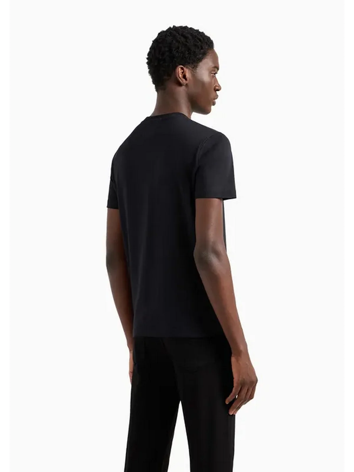 EMPORIO ARMANI T-Shirt e Polo Uomo  8N1TN5 1JPZZ 0975 Blu - Image 3
