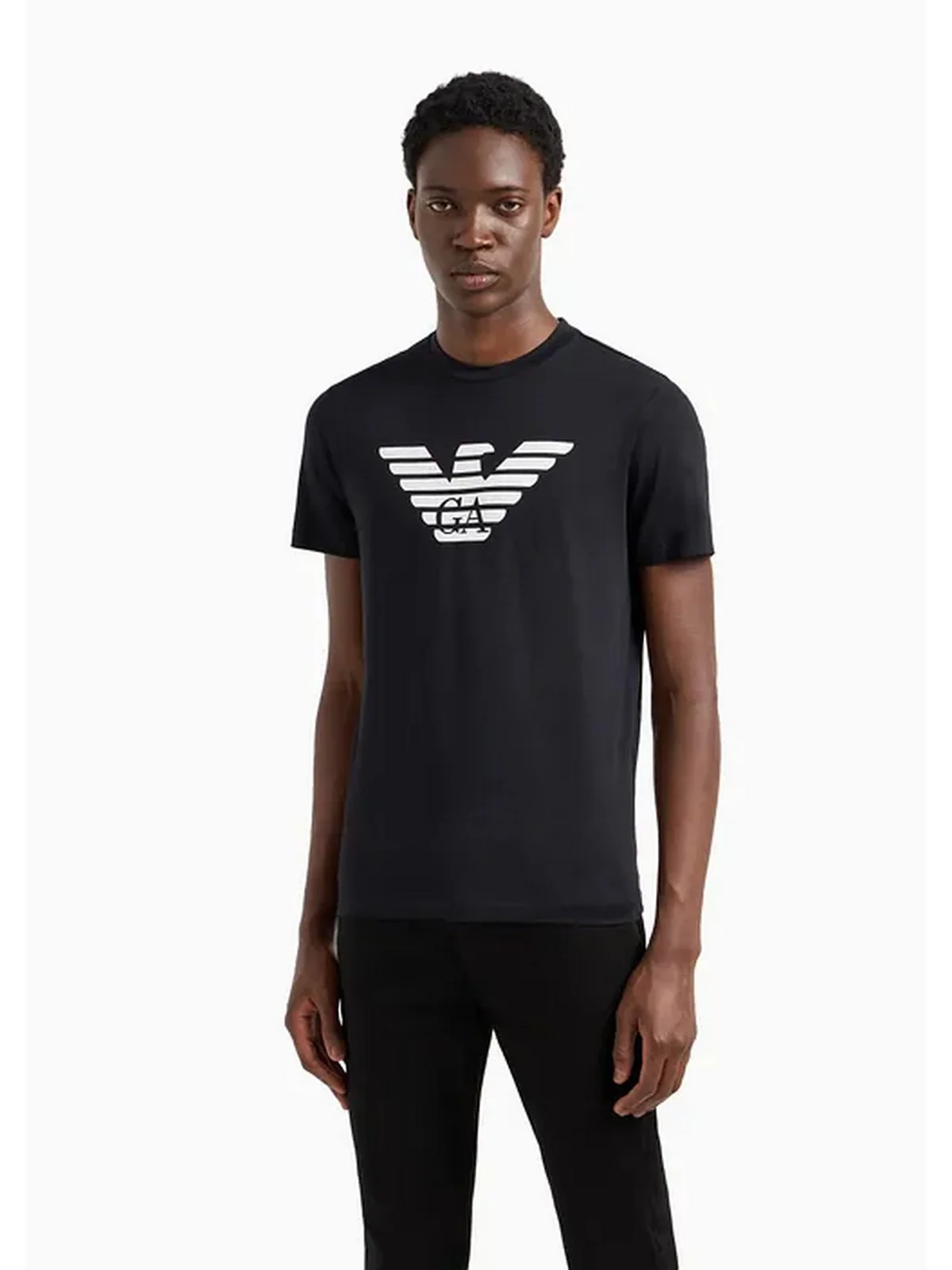 EMPORIO ARMANI T-Shirt e Polo Uomo  8N1TN5 1JPZZ 0975 Blu - Image 4