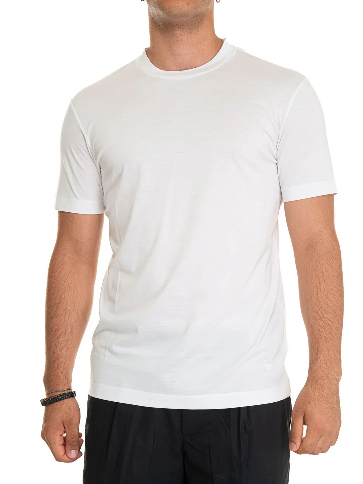 EMPORIO ARMANI T-shirt Uomo  8N1TE8 1JUVZ 0100 Bianco - Image 2