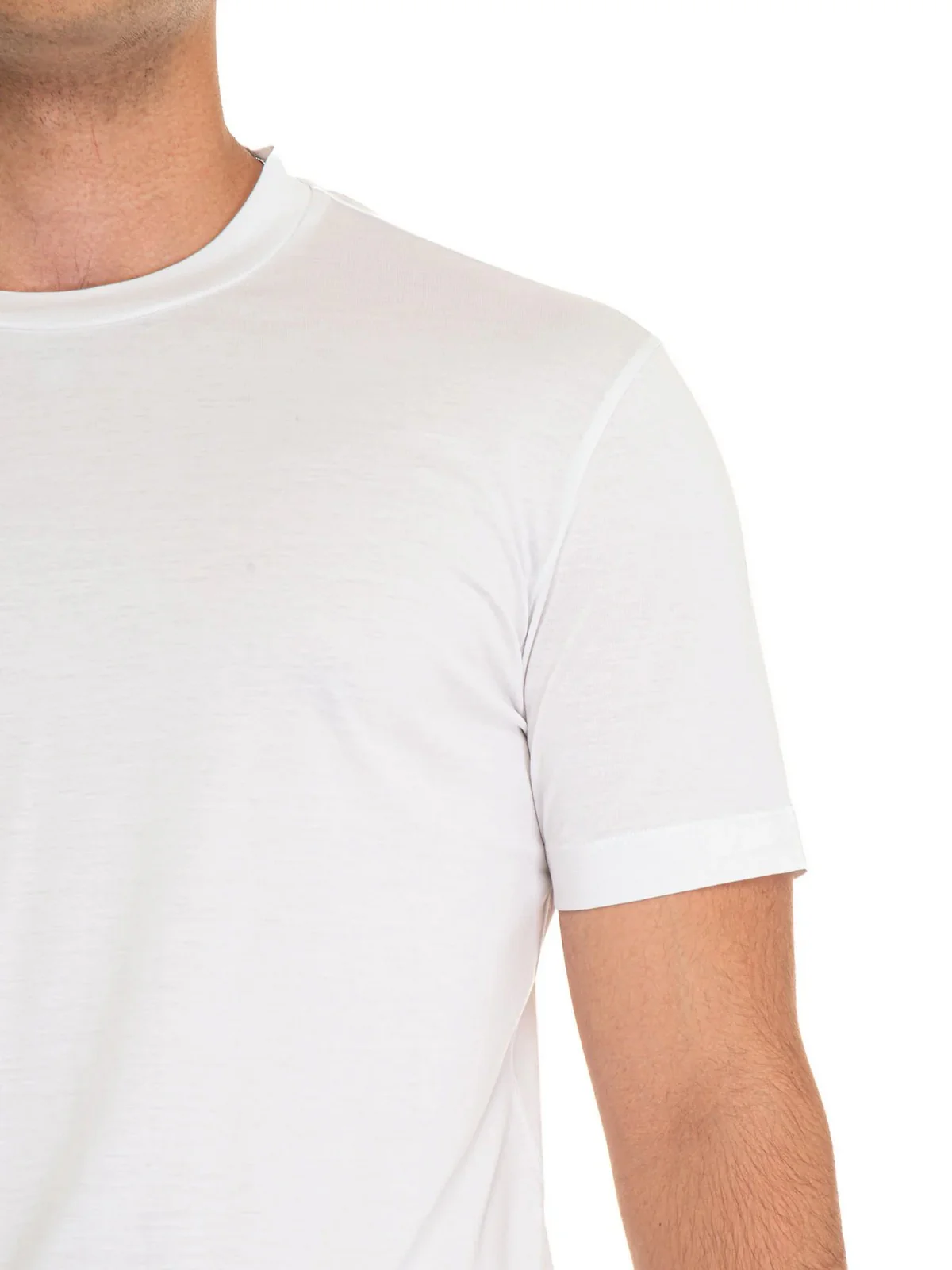 EMPORIO ARMANI T-shirt Uomo  8N1TE8 1JUVZ 0100 Bianco - Image 4