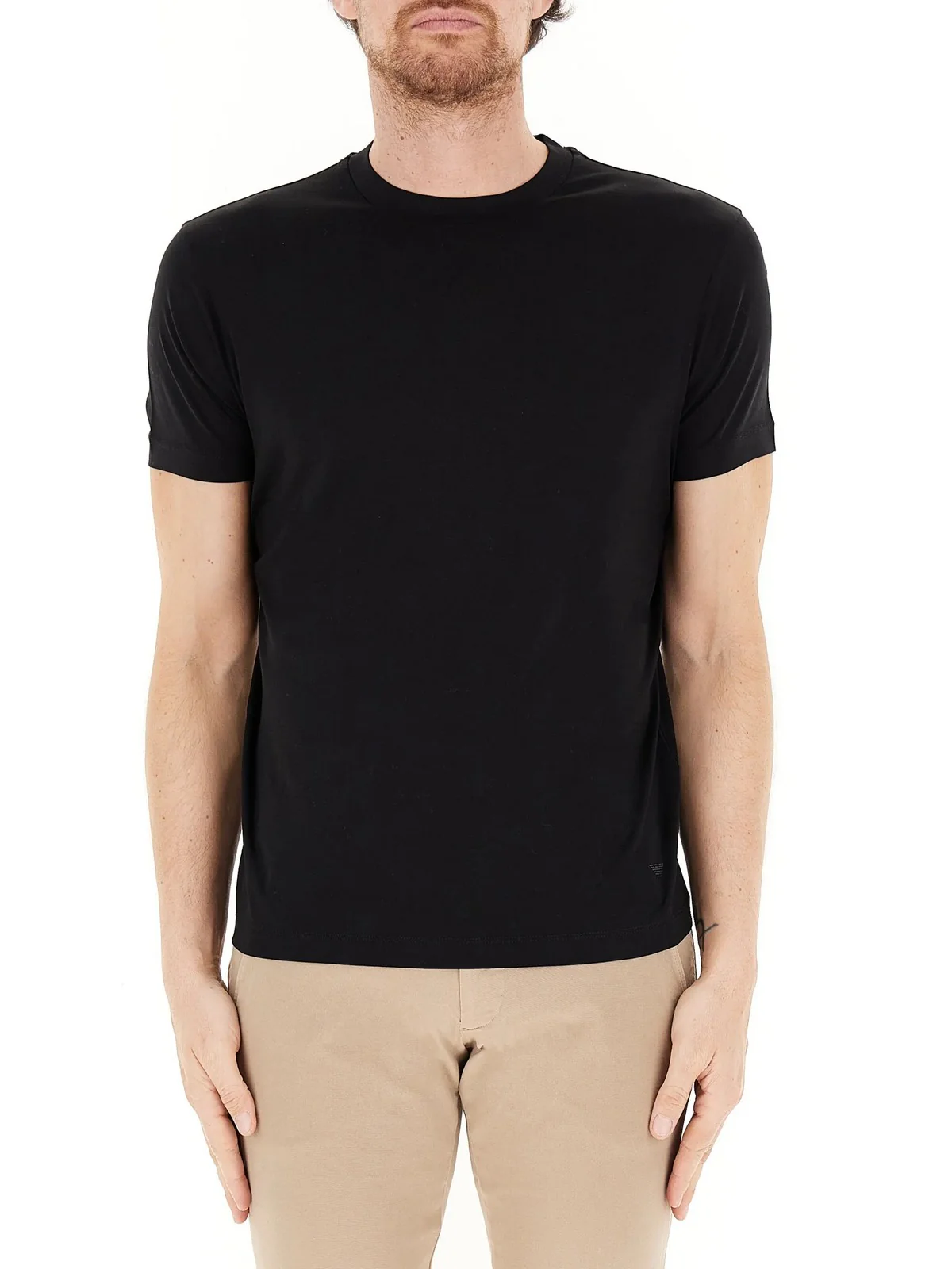 EMPORIO ARMANI T-shirt Uomo  8N1TE8 1JUVZ 0999 Nero - Image 4