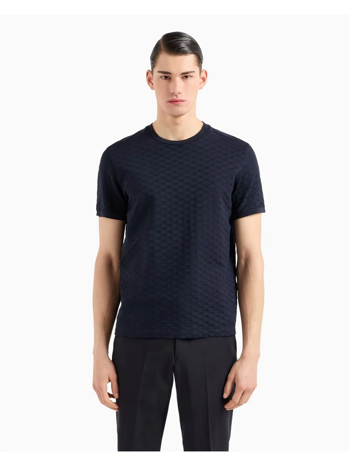 EMPORIO ARMANI T-shirt Uomo  8N1TL7 1JHWZ 0920 BLU NAVY - Image 4