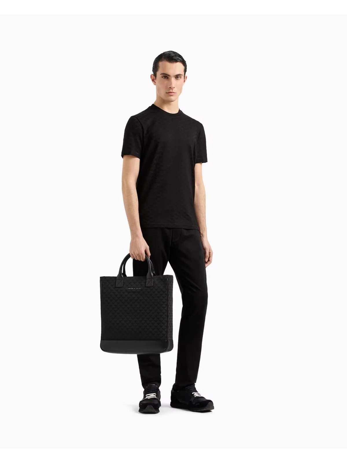 EMPORIO ARMANI T-shirt Uomo  8N1TL7 1JHWZ 0999 Nero - Image 2