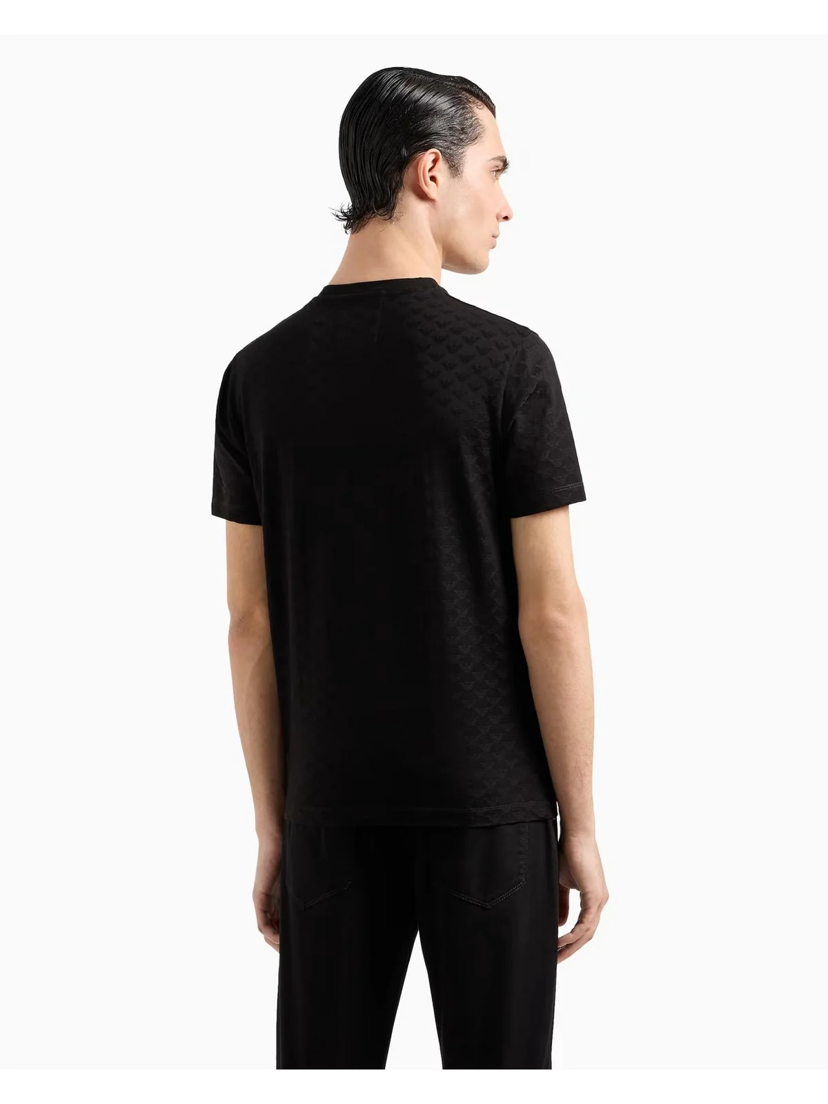 EMPORIO ARMANI T-shirt Uomo  8N1TL7 1JHWZ 0999 Nero - Image 3
