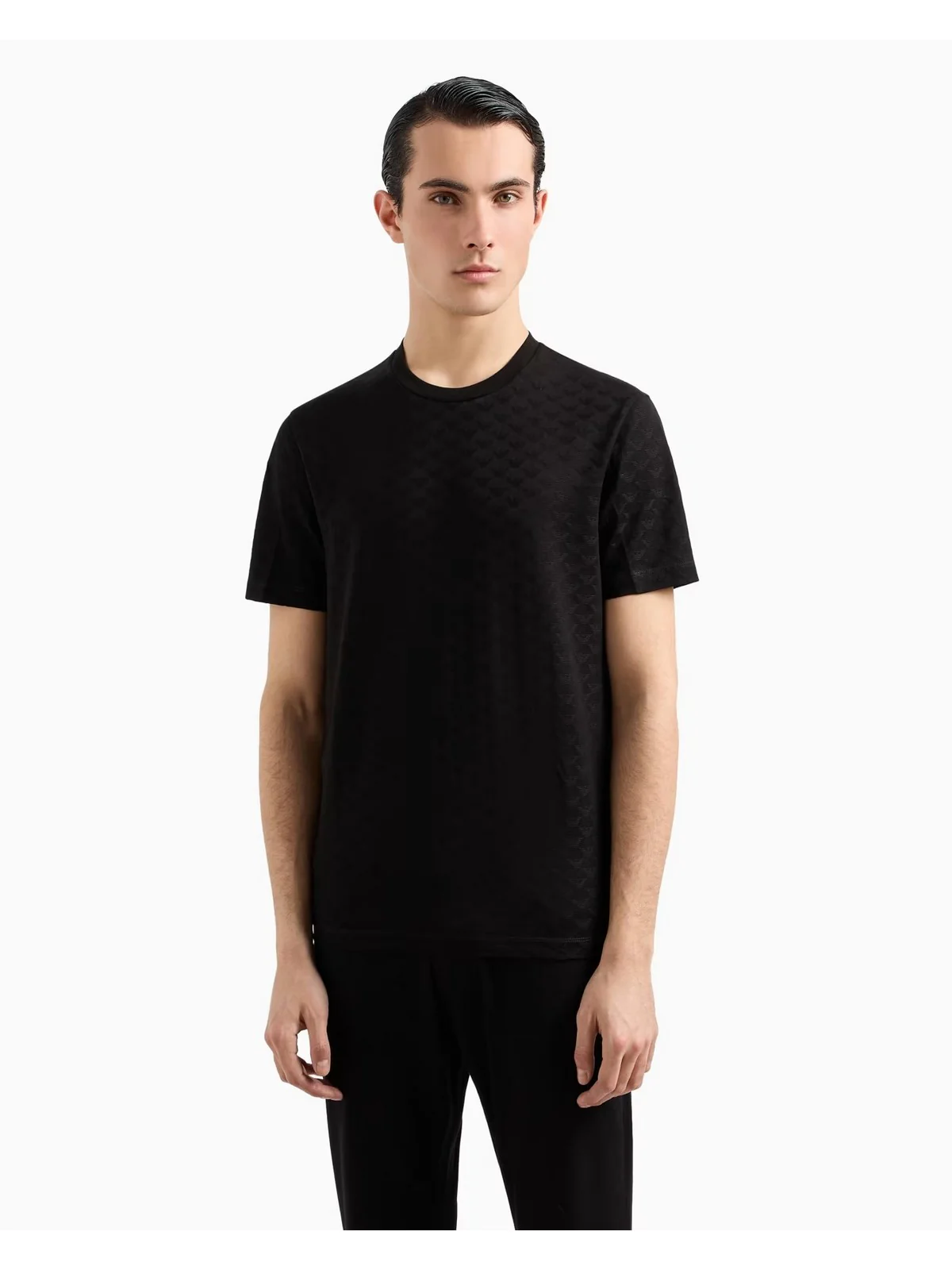 EMPORIO ARMANI T-shirt Uomo  8N1TL7 1JHWZ 0999 Nero - Image 4