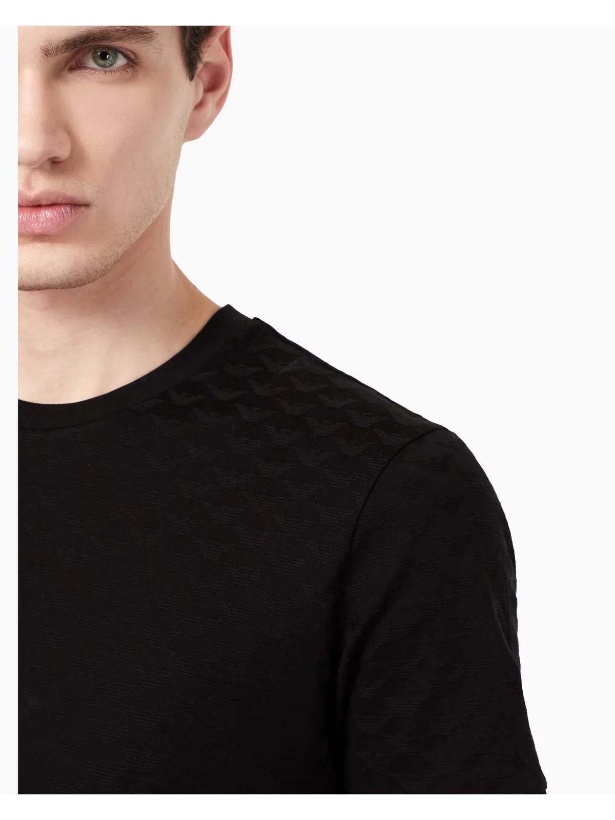 EMPORIO ARMANI T-shirt Uomo  8N1TL7 1JHWZ 0999 Nero - Image 6