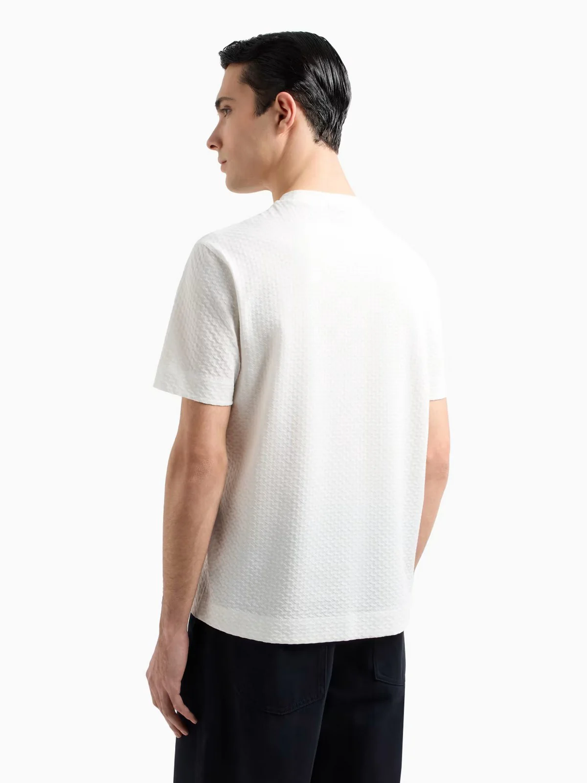 EMPORIO ARMANI T-shirt Uomo  EM001289 AF10762 F0086 Bianco - Image 4