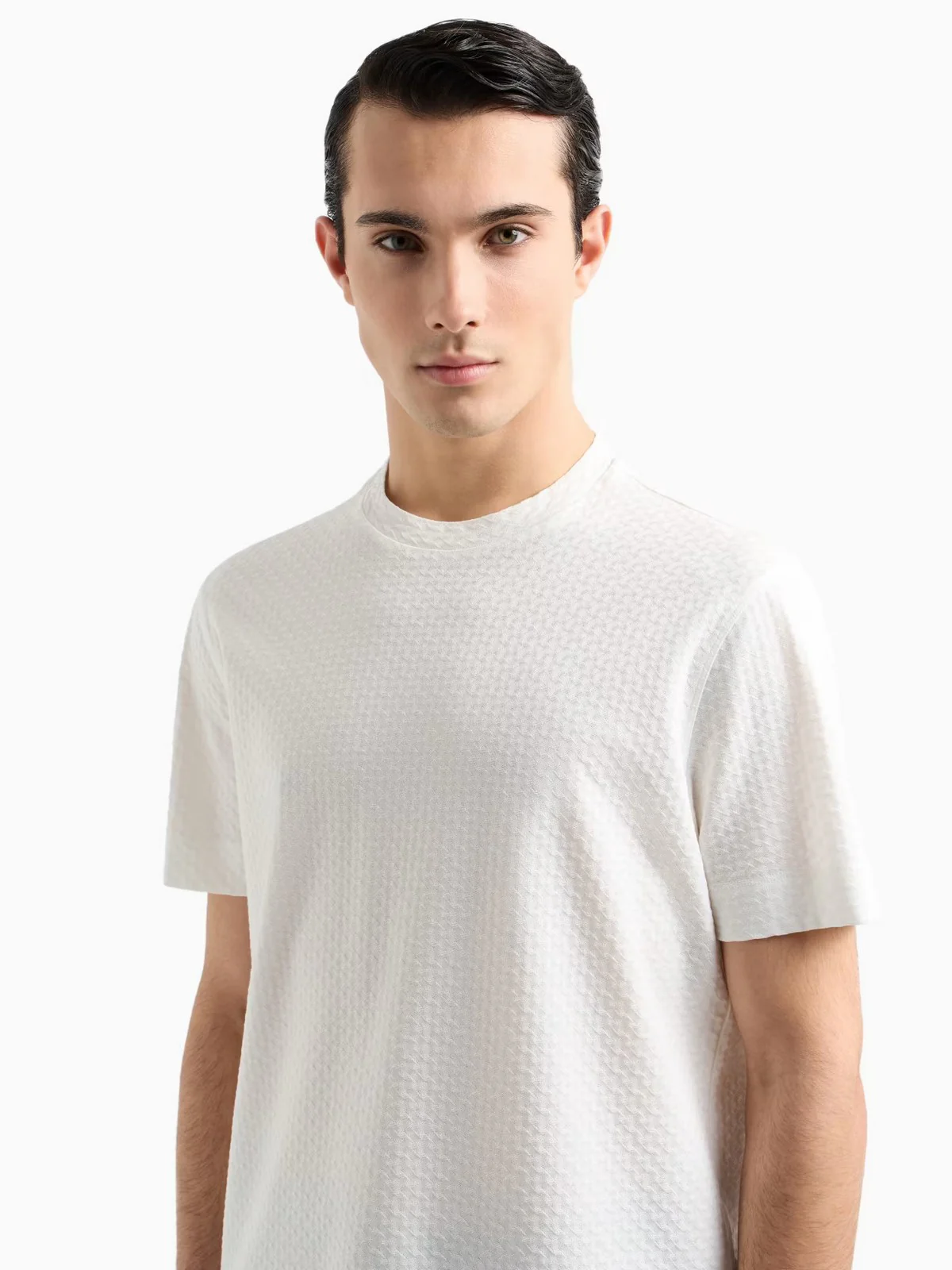 EMPORIO ARMANI T-shirt Uomo  EM001289 AF10762 F0086 Bianco - Image 5