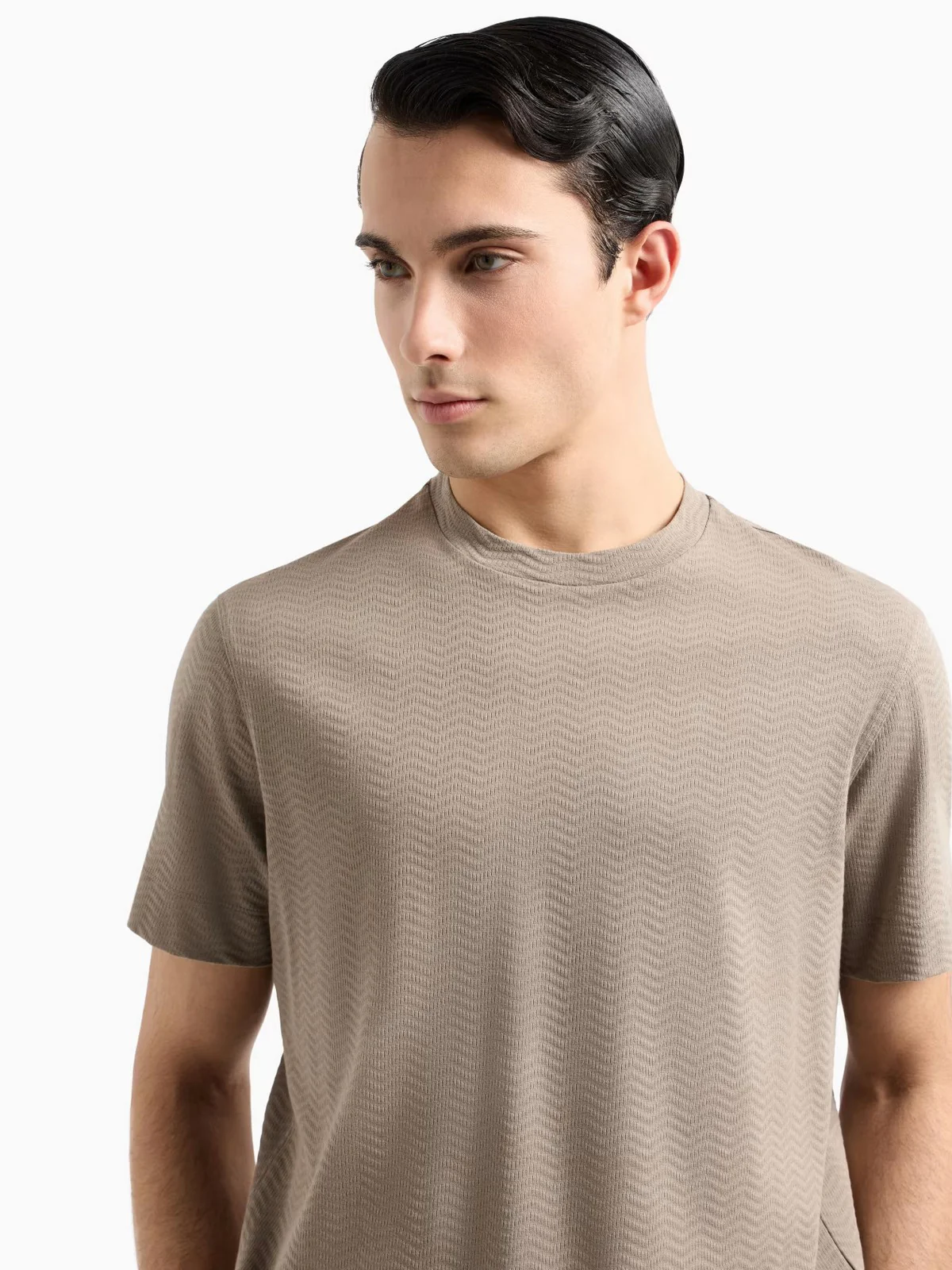 EMPORIO ARMANI T-shirt Uomo  EM001289 AF10762 F6066 Beige - Image 5